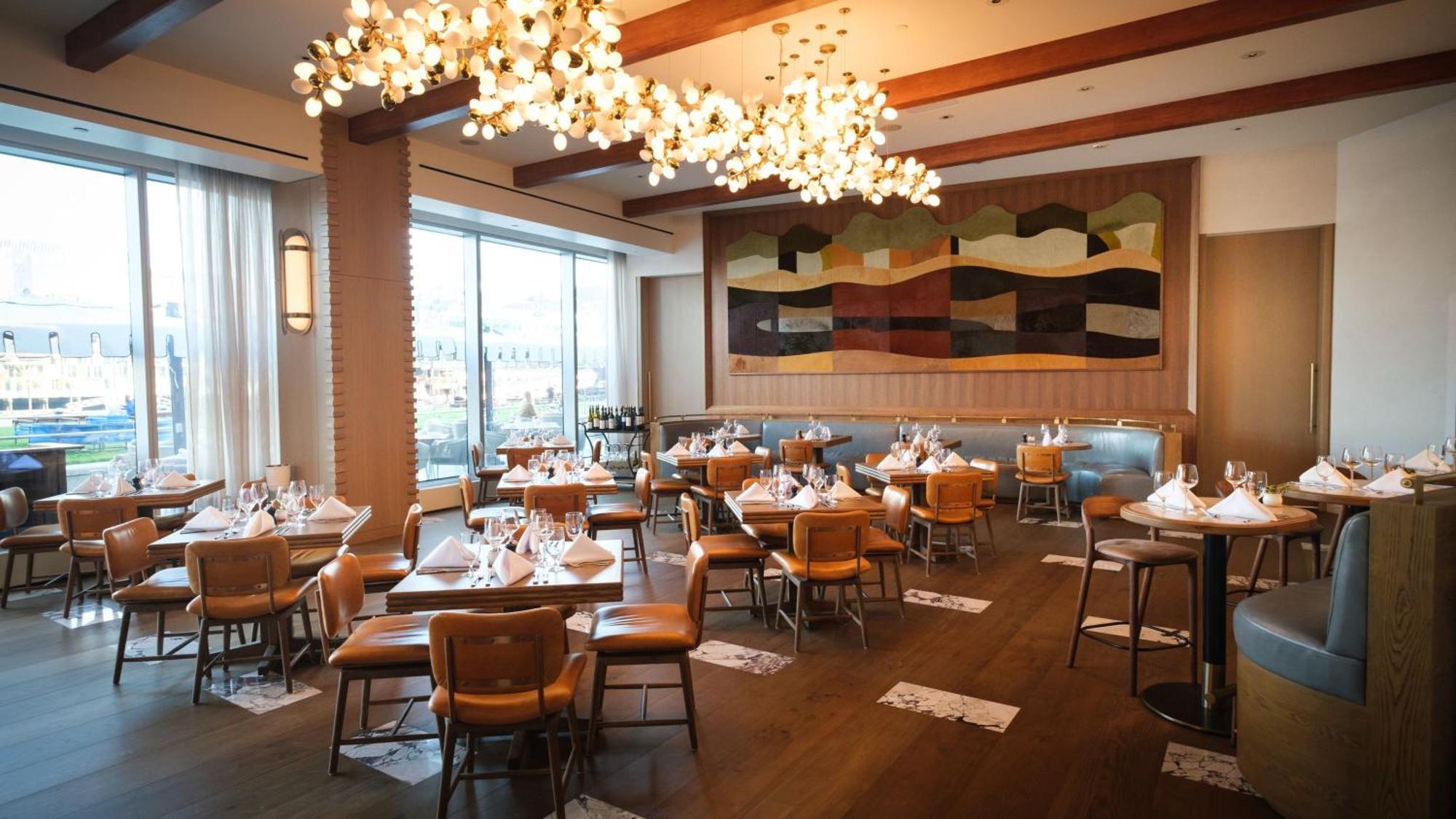インターコンチネンタル ボストン エクステリア 写真 Interior of the restaurant